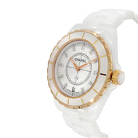 Chanel J-12 H2180 Unisex Watch in 18kt Ceramic/Yellow Gold