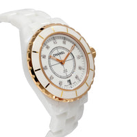 Chanel J-12 H2180 Unisex Watch in 18kt Ceramic/Yellow Gold