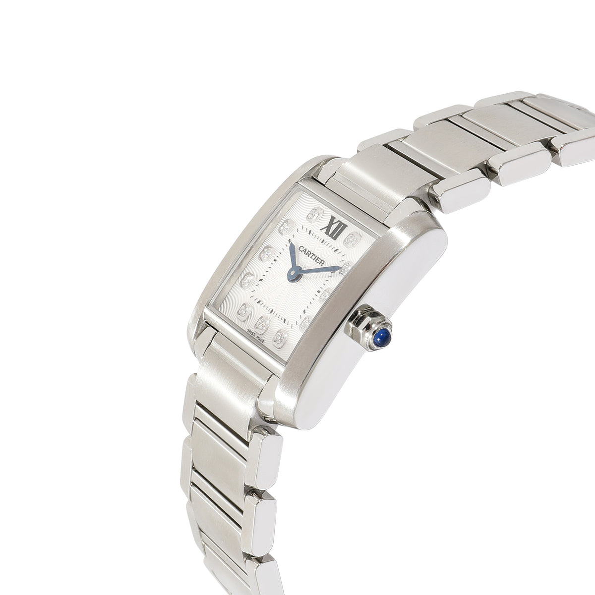 Cartier Tank Francaise WE110006 Womens Watch in  Stainless Steel