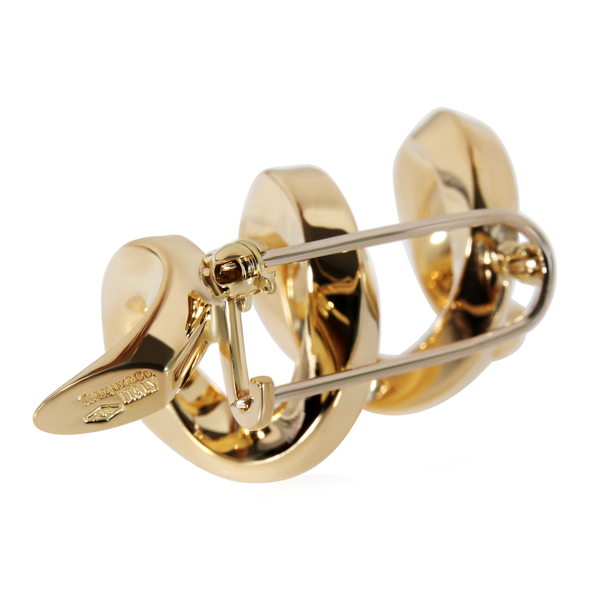 Tiffany & Co. Spiral Twist Brooch in 18K Yellow Gold