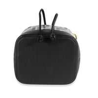 Fendi Black Zucca Frosted PVC Mini Mon Tresor Bucket Bag