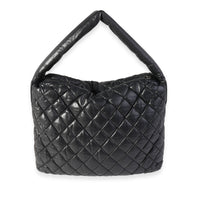 Chanel Black Nylon Quilted Cocoon Hobo