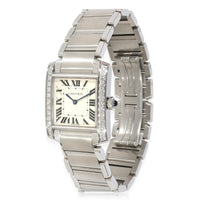 Cartier Tank Francaise W4TA0009 Unisex Watch in  Stainless Steel