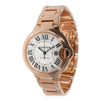 Cartier Ballon Bleu W6920096 Unisex Watch in  Rose Gold