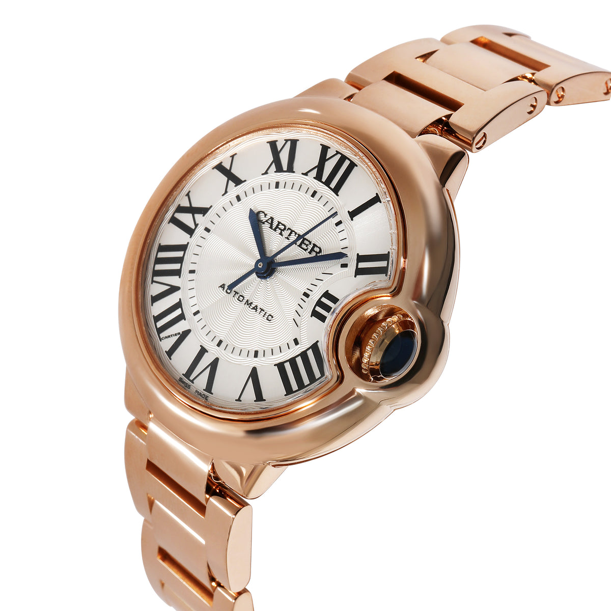 Cartier Ballon Bleu W6920096 Unisex Watch in  Rose Gold