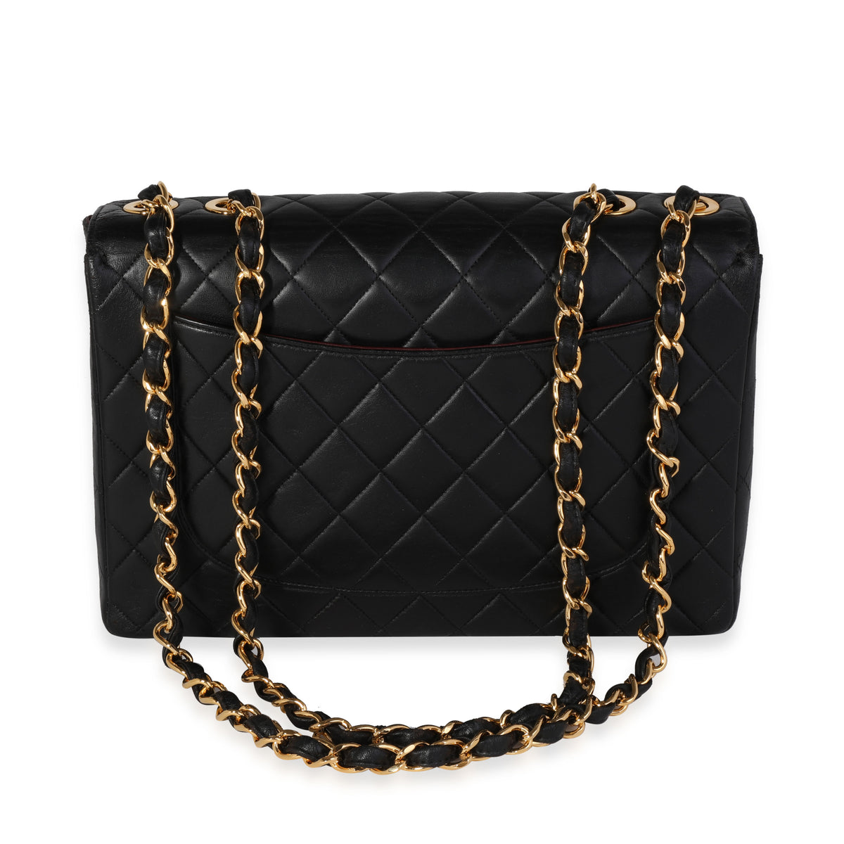 Chanel Vintage Black Quilted Lambskin XL Flap Bag