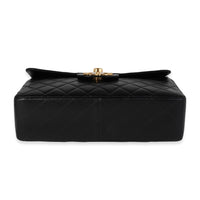 Chanel Vintage Black Quilted Lambskin XL Flap Bag