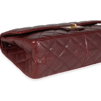 Chanel Burgundy Quilted Caviar Reissue 2.55 227 Double Flap Bag