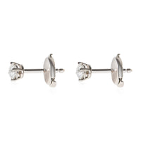 Tiffany & Co. Diamond Stud Earring in Platinum E SI1 0.42 CTW