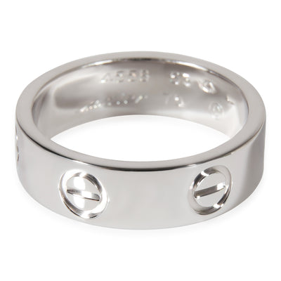 Cartier Love Ring in 18k White Gold