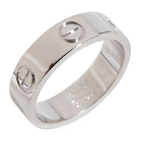 Cartier Love Ring in 18k White Gold