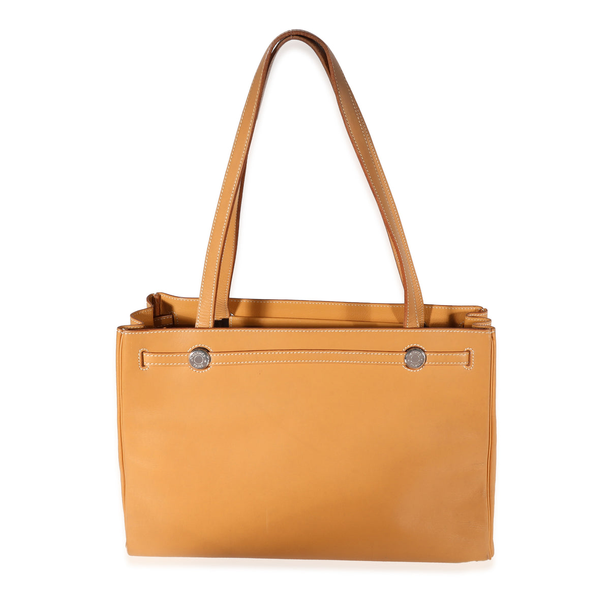 Hermès Natural Vache Cabana Herbag PHW myGemma Item #121885