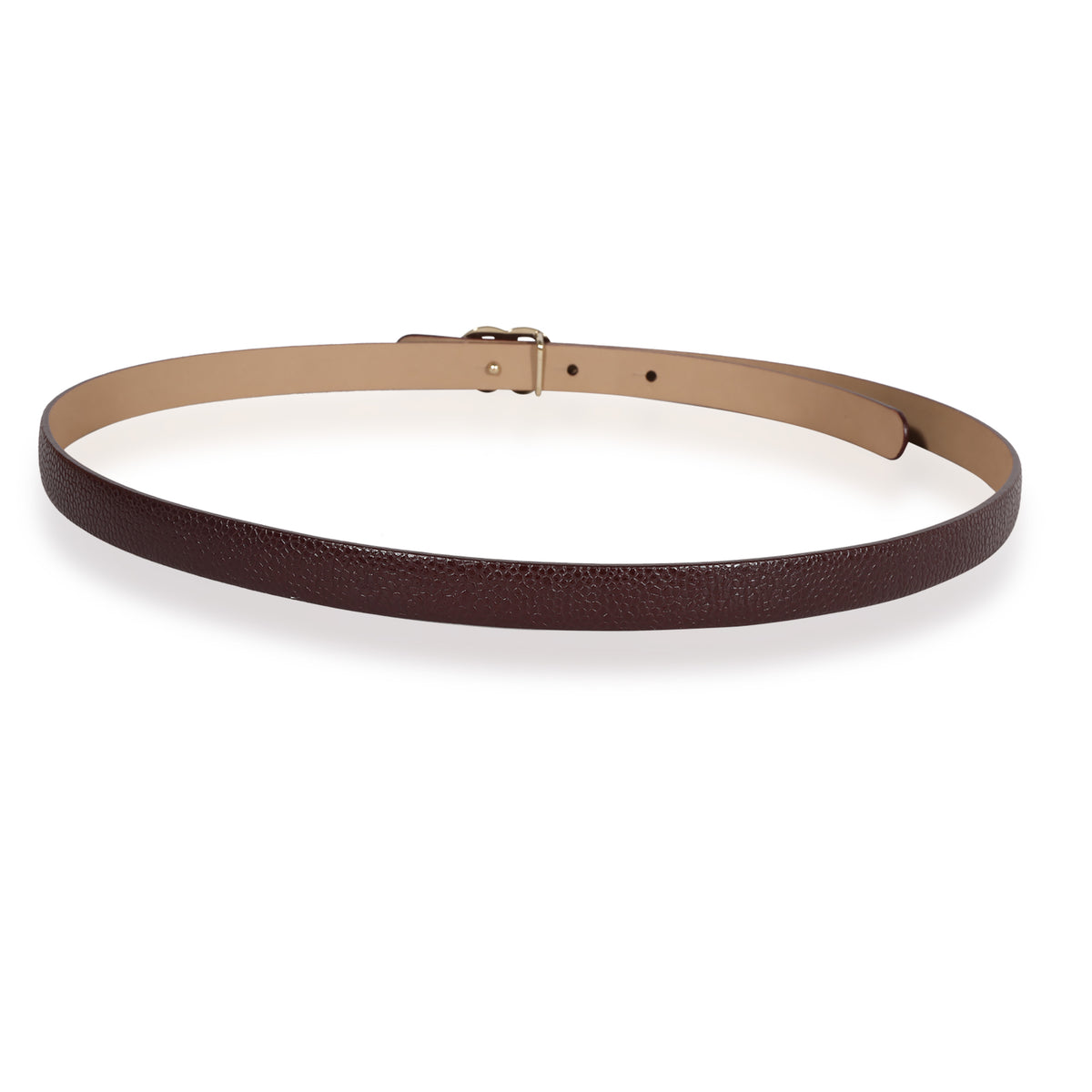 Chanel Burgundy Caviar Leather Thin CC Belt | myGemma | Item #121889 Chanel Burgundy Caviar Leather Thin CC Belt | myGemma | Item #121889