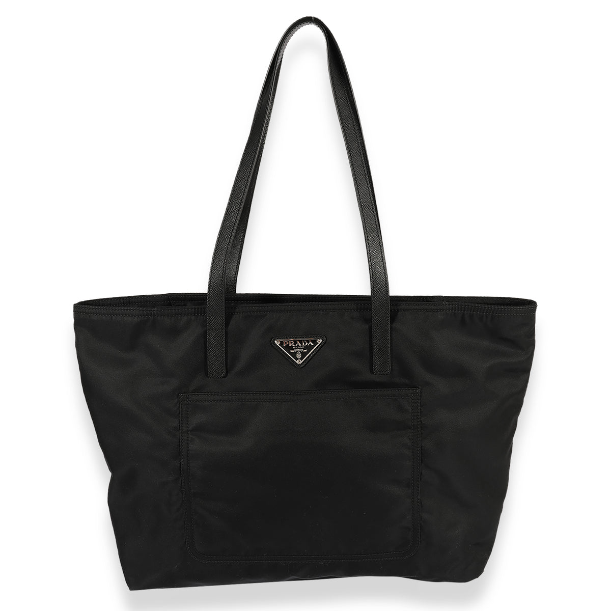 Prada Black Nylon & Saffiano Tote