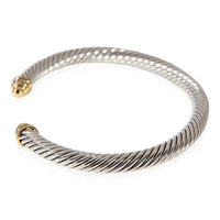 David Yurman Cable Classic Diamond Bracelet in 18k Yellow Gold/Sterling Silver