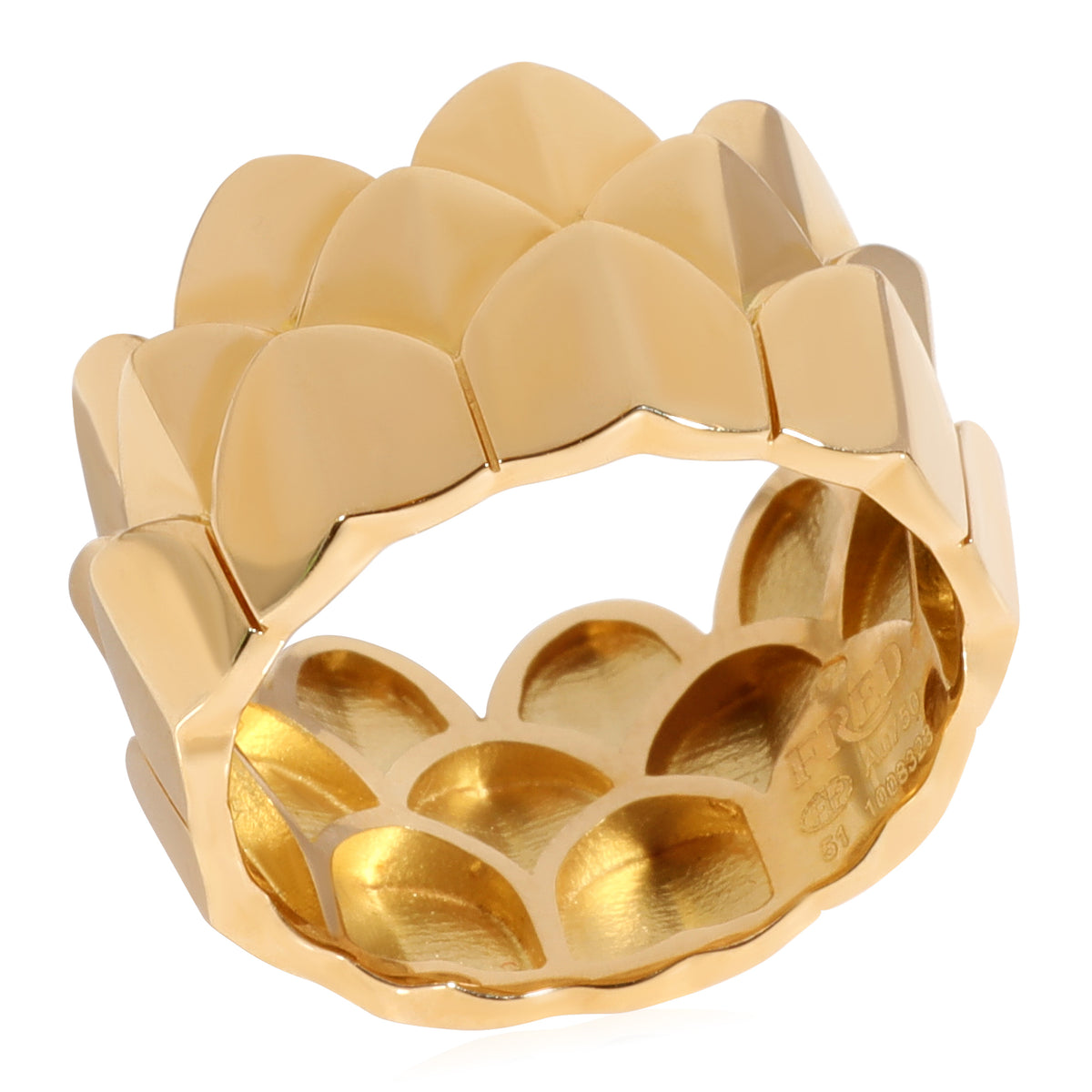 FRED Une Ile d'Or  Ring in 18k Yellow Gold
