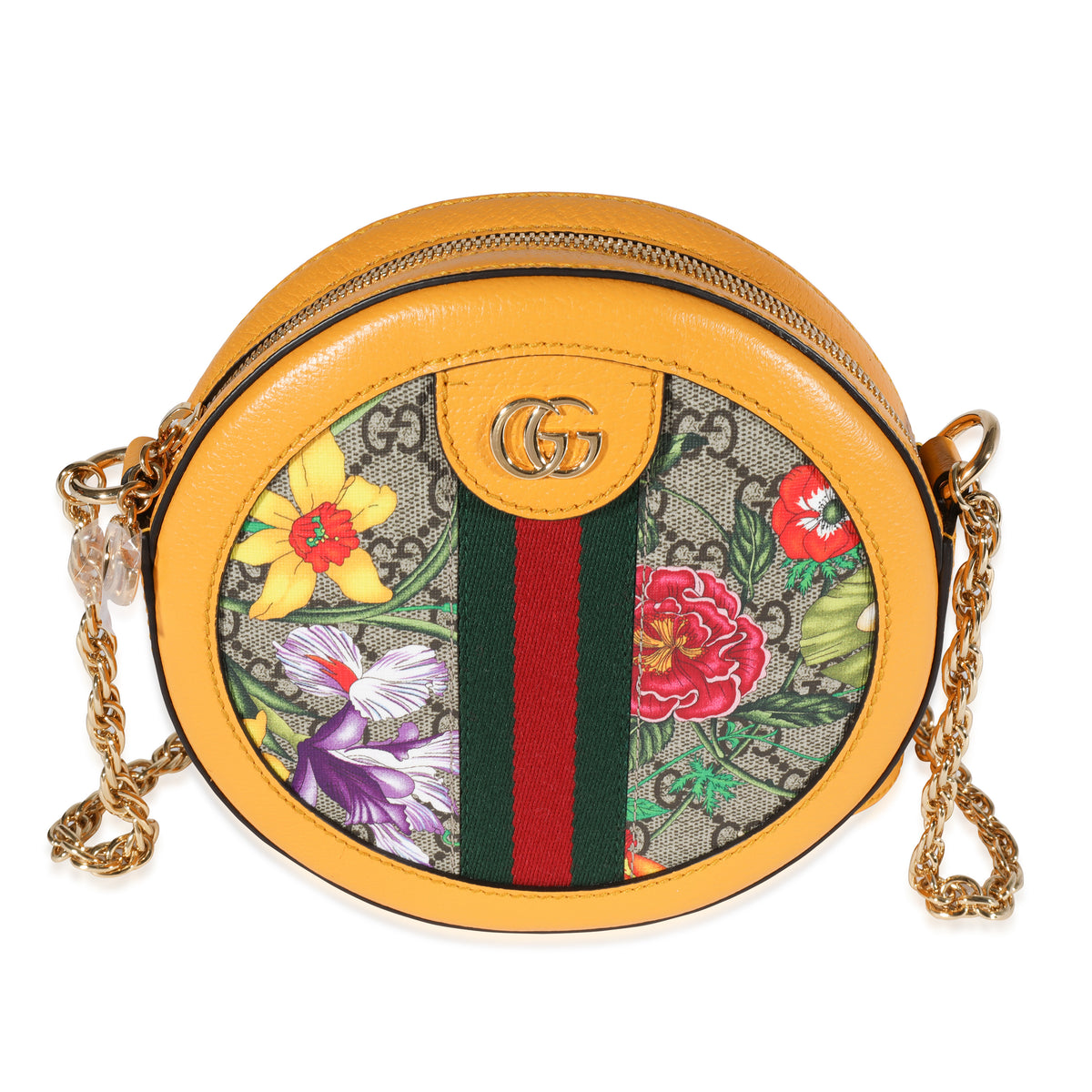 Gucci Flora Ophidia Mini Round Shoulder Bag myGemma Item #121976