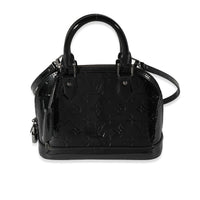 Louis Vuitton Black Magnetique Monogram Vernis Alma BB