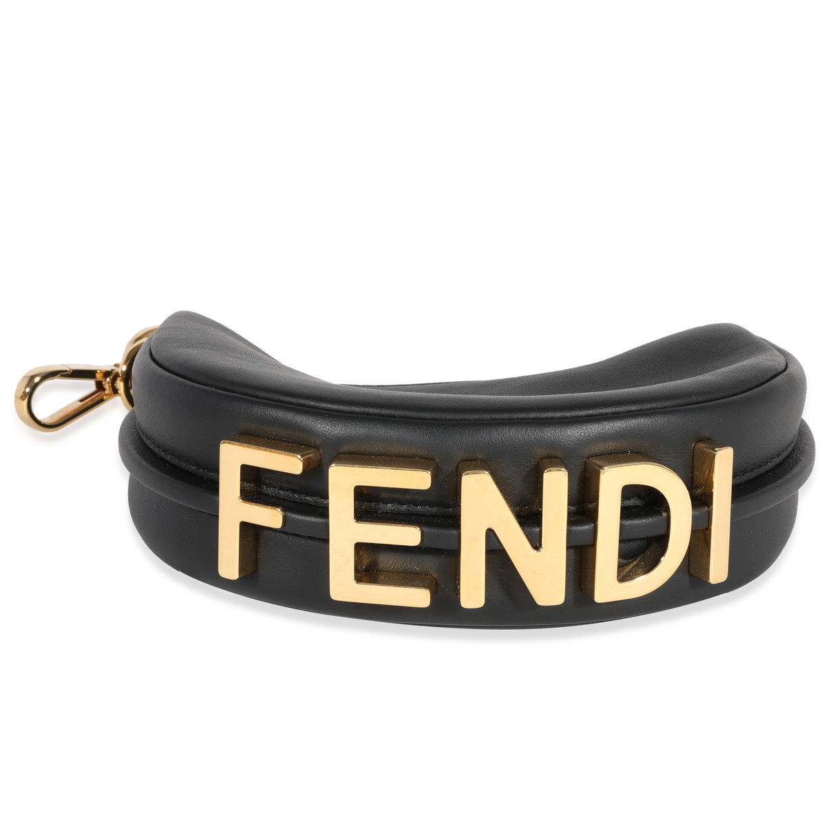 Fendi - Authenticated Bag Charm - Gold Plated Black For Woman, Good Condition