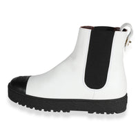 Chanel Wmns Two-Toned Ankle Boot White Black