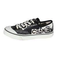 Chanel Wmns Canvas Patchwork Low Top Sneaker Black