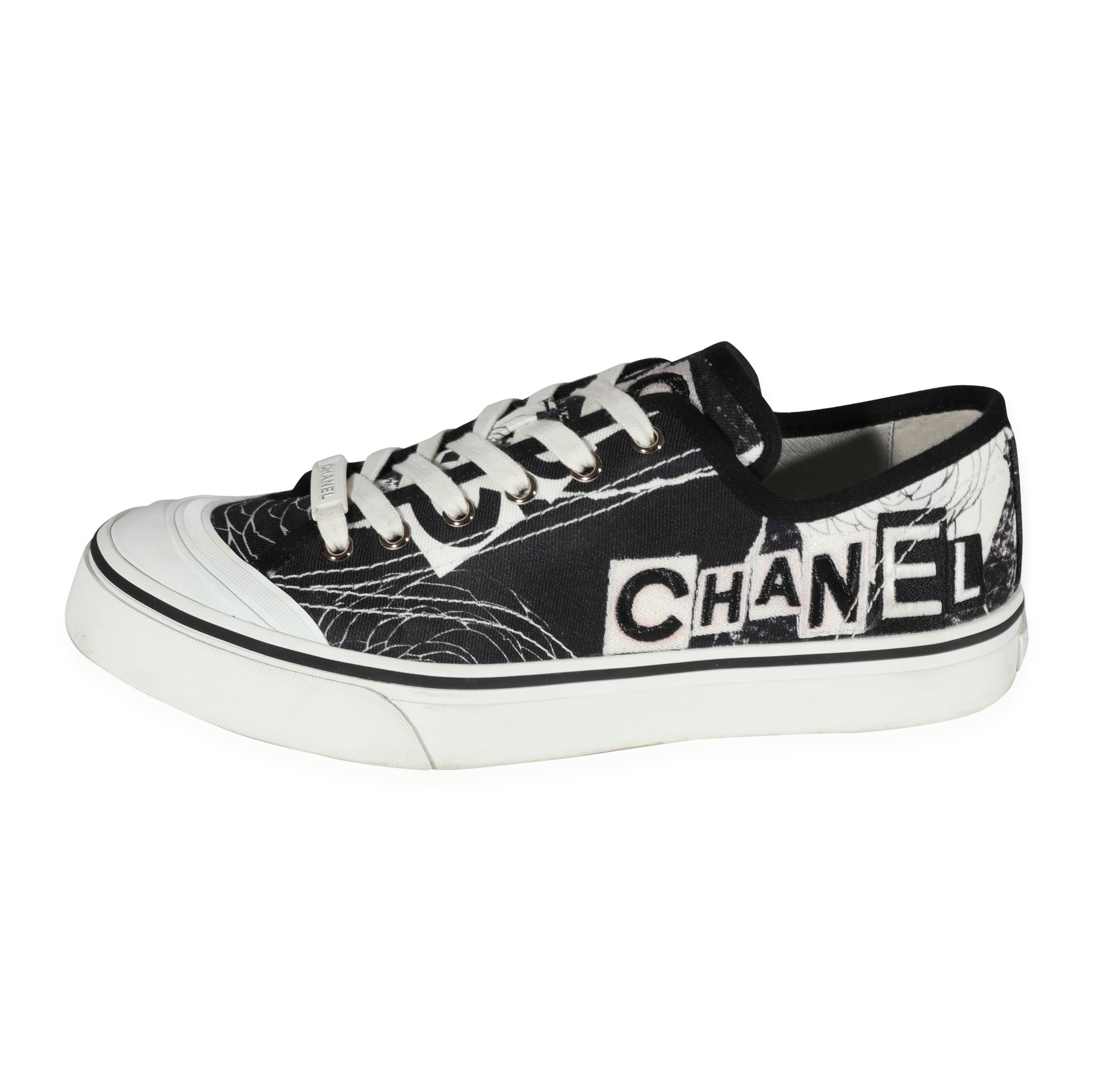 Chanel Wmns Canvas Patchwork Low Top Sneaker 'Black', myGemma