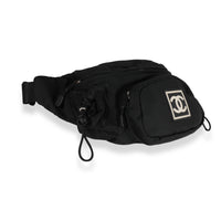 Chanel Black Nylon Sport CC Waist Bag