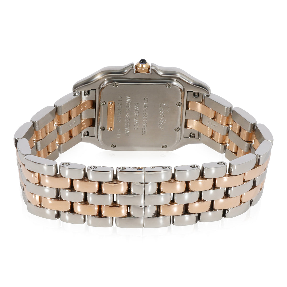 Cartier Panthere W3PN0007 Womens Watch in  Stainless Steel/Rose Gold