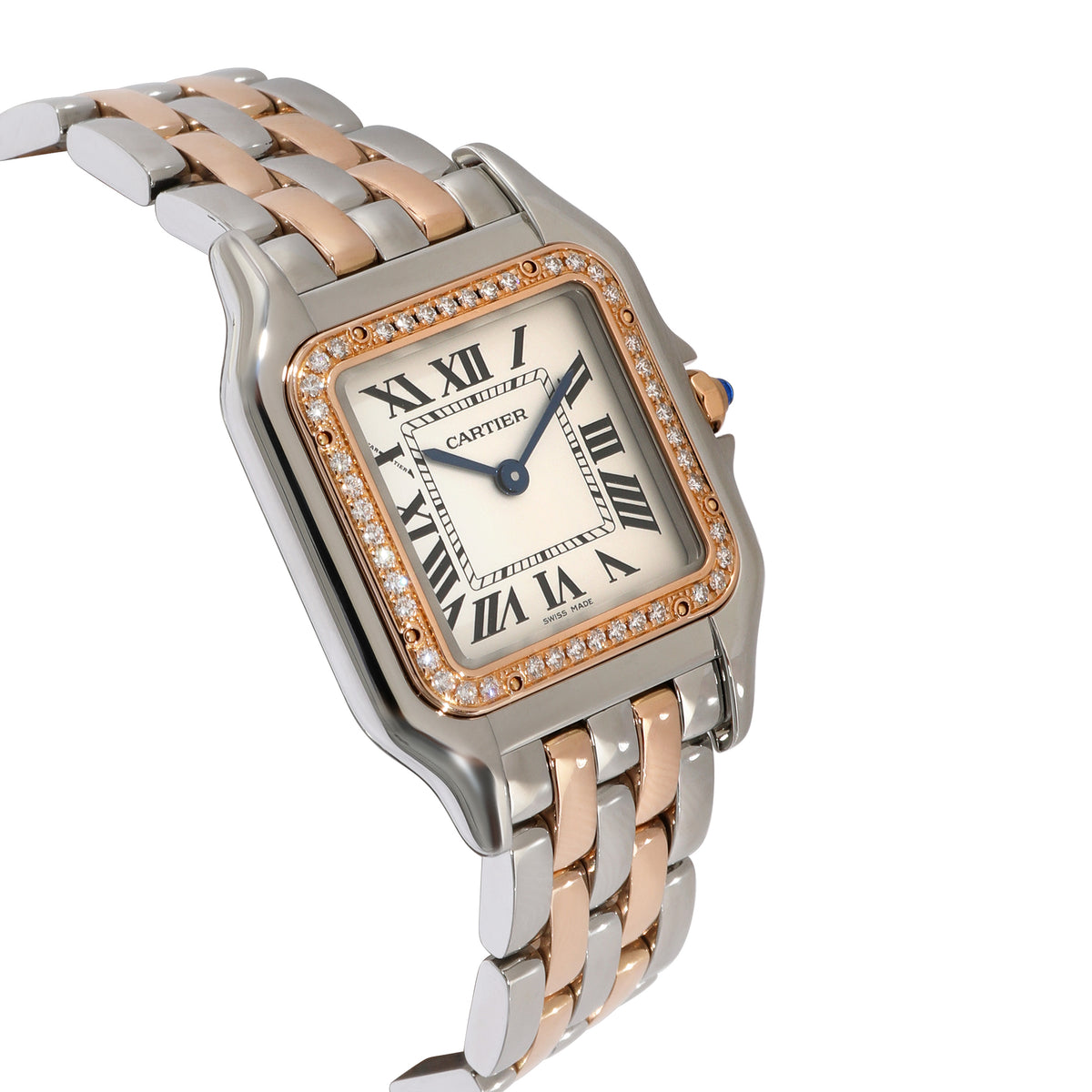 Cartier Panthere W3PN0007 Womens Watch in  Stainless Steel/Rose Gold