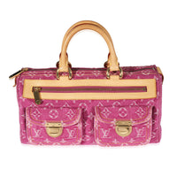 Louis Vuitton Fuchsia Monogram Denim Neo Speedy