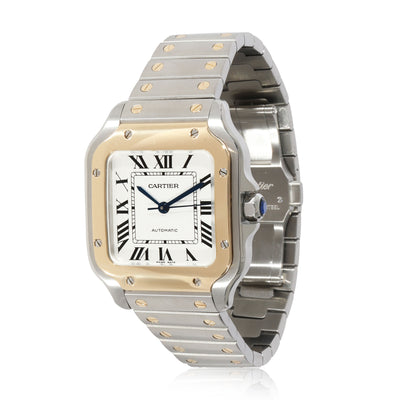 Cartier Santos W2SA0007 Unisex Watch in  Stainless Steel/Yellow Gold