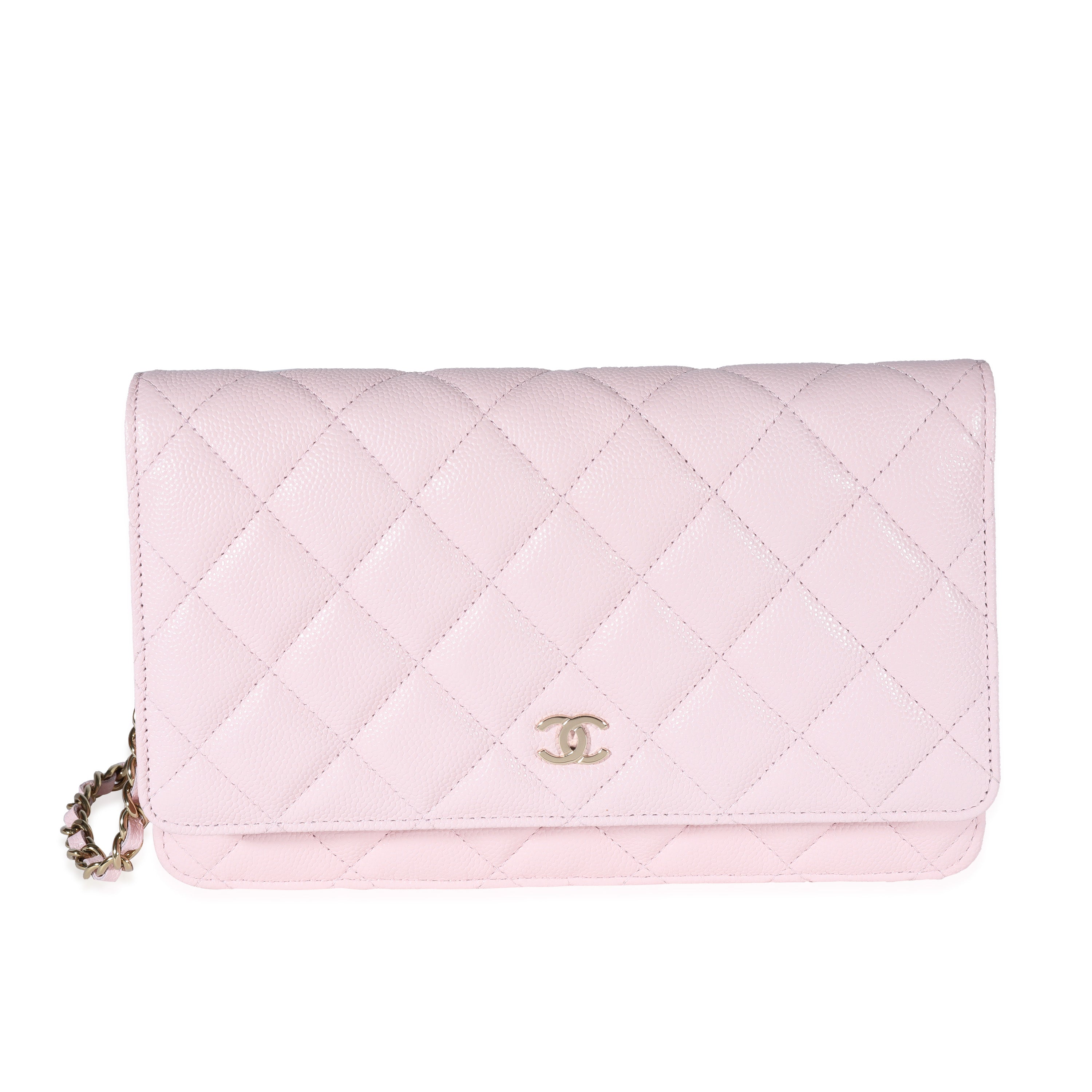 Shopping with Emmy: Chanel Pink Rose Gold Bi-fold Quilted Wallet