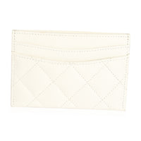 Chanel Key Pouch Quilted Caviar White 11434949