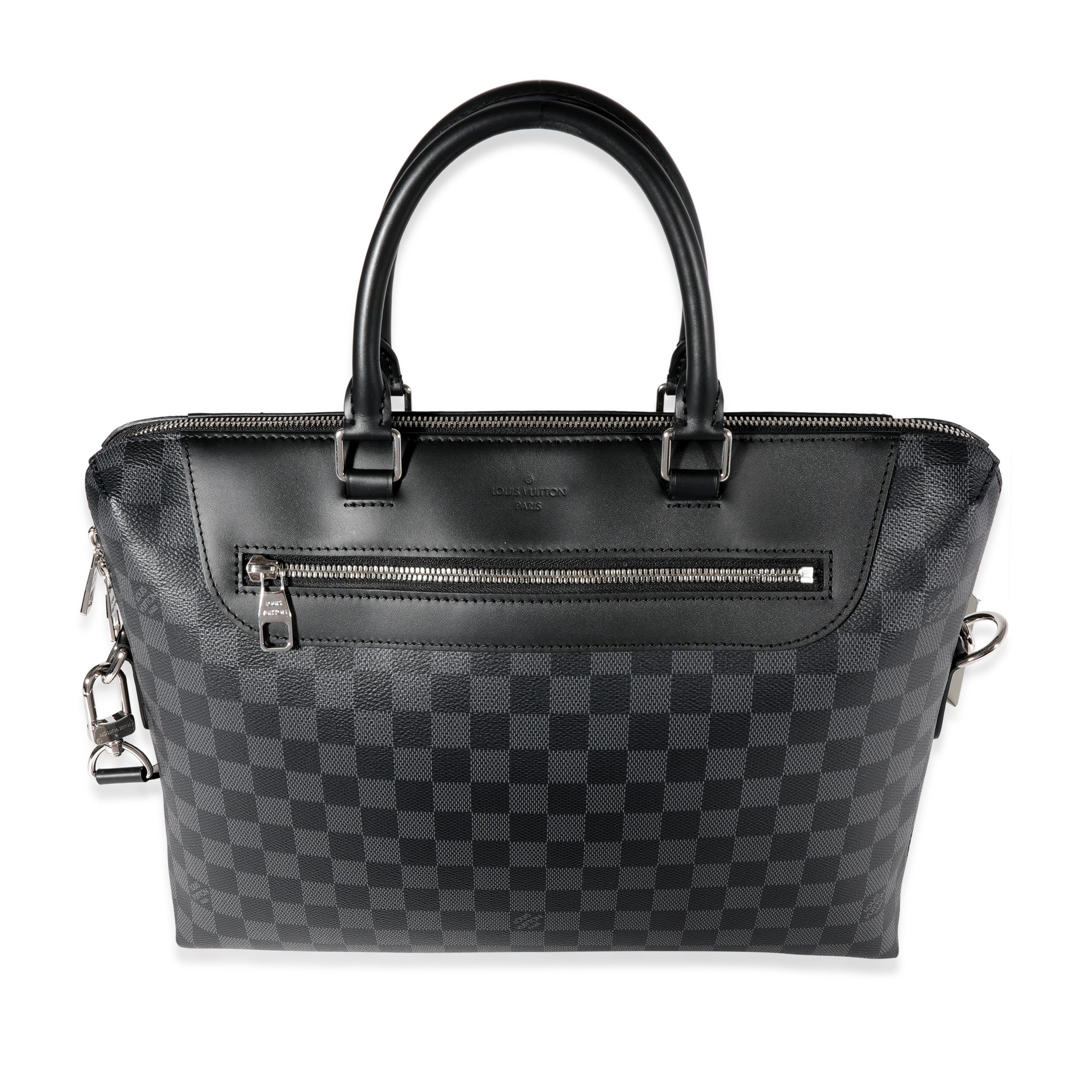 Louis Vuitton Porte-Documents Jour Damier Ebene Brown in Canvas