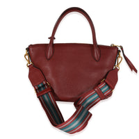 Prada Red Vitello Daino Leather Satchel