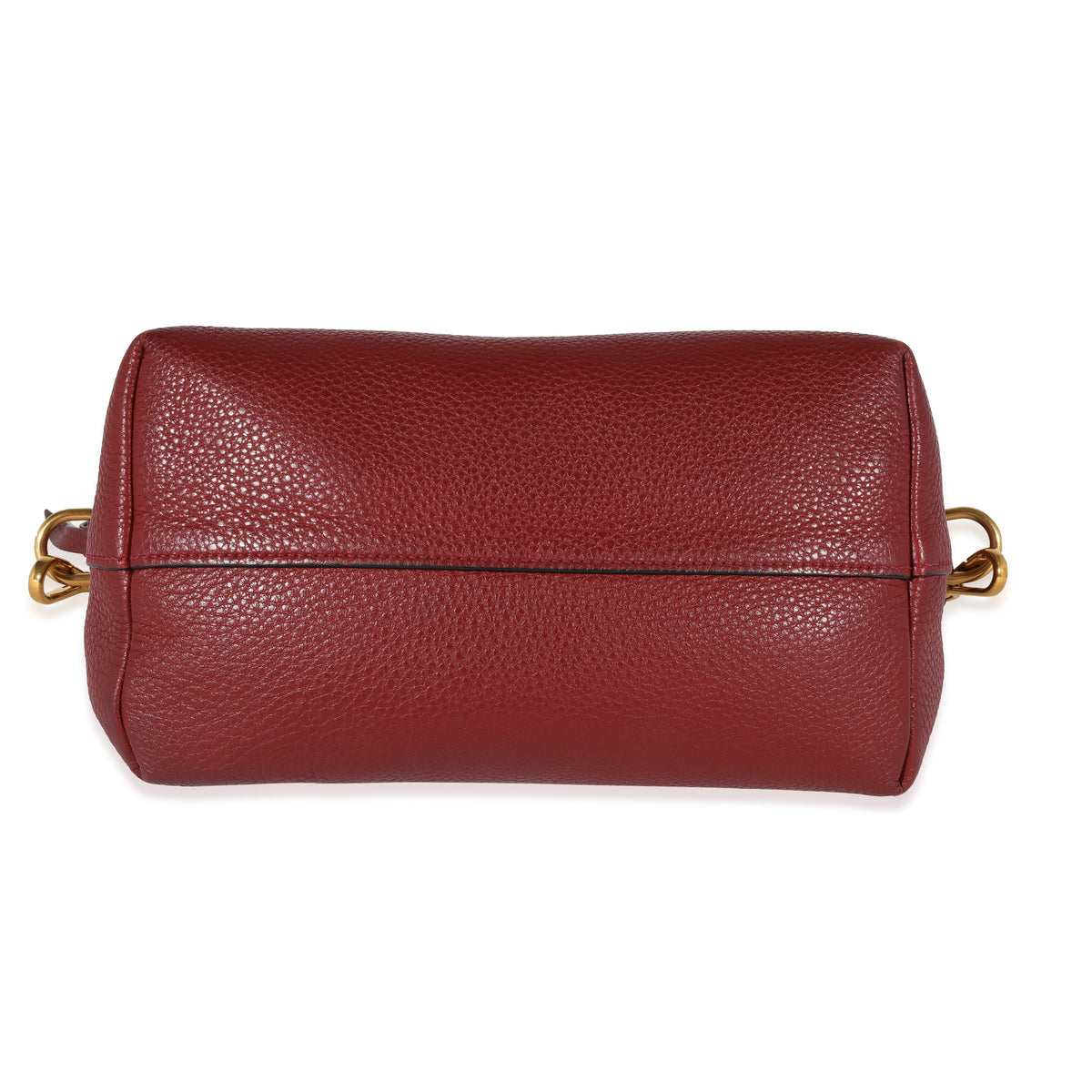 Prada Red Vitello Daino Leather Satchel