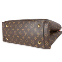 Louis Vuitton Monogram Canvas & Coquelicot Leather Flower Tote