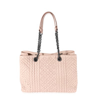 Bottega Veneta Blush Intrecciato Leather Chain Tote