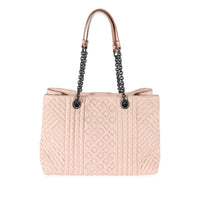 Bottega Veneta Blush Intrecciato Leather Chain Tote