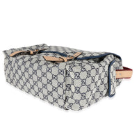 Gucci Navy GG Canvas Diaper Bag