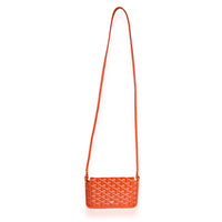 Goyard Orange Goyardine Canvas Plumet Crossbody