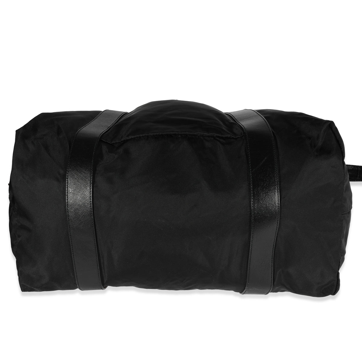 Prada Black Nylon & Saffiano Duffle Bag