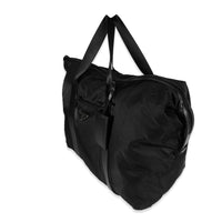 Prada Black Nylon & Saffiano Duffle Bag