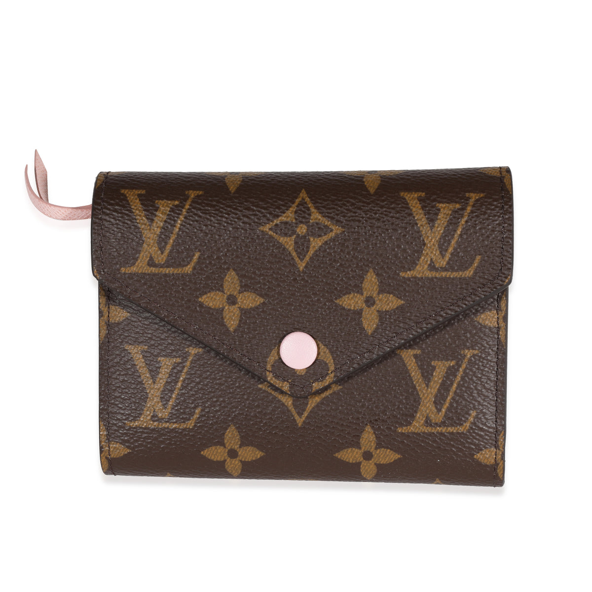 Louis Vuitton Rose Ballerine, Monogram Canvas & Vachetta Leather Metis  Wallet
