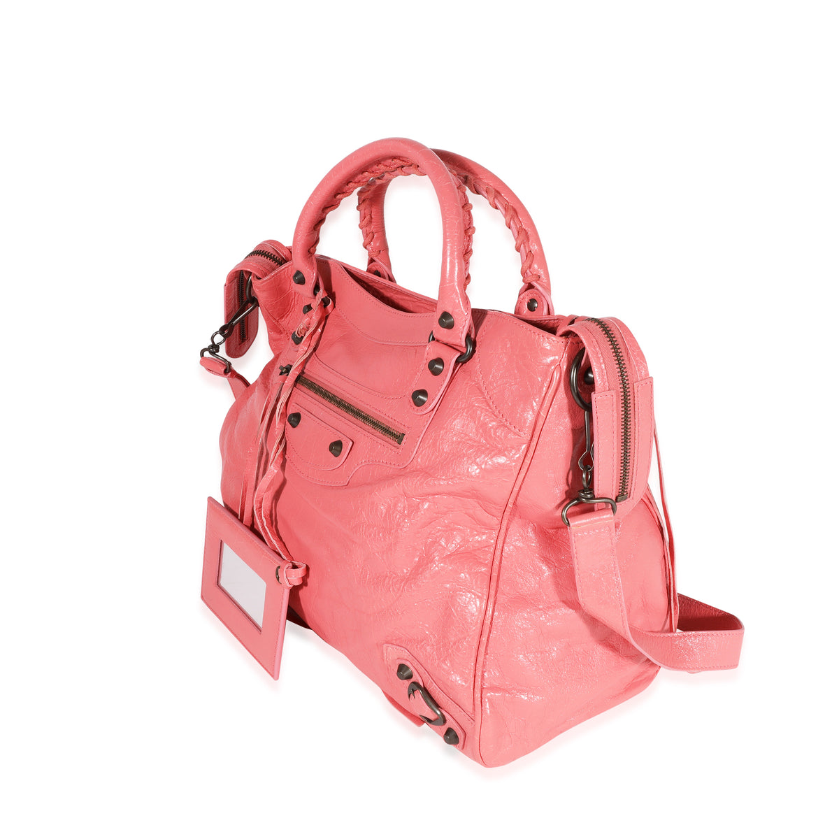 Balenciaga Rose Jaipur Arena Leather Classic Velo Bag myGemma