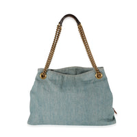 Gucci Blue Denim Medium Soho Chain Shoulder Bag