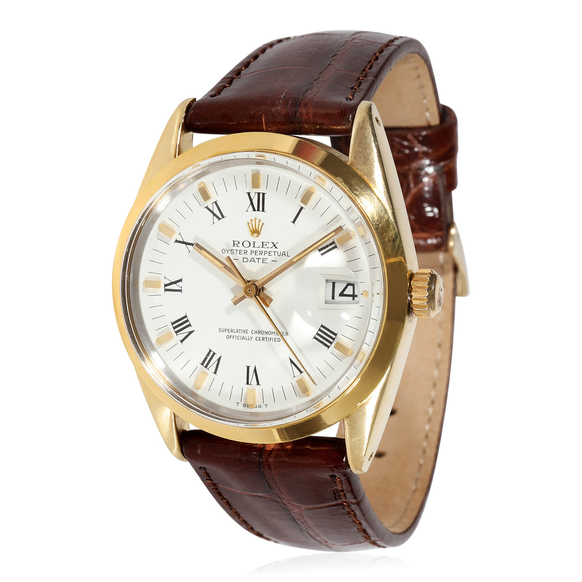 Rolex Date 15505 Men's Watch in Gold Shell myGemma Item #122222