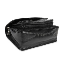 Saint Laurent Black Crinkled Vintage Leather Medium Niki Bag