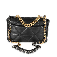 Black Quilted Lambskin Medium  19 Bag