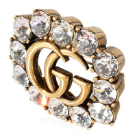 Gucci Crystal GG Brooch